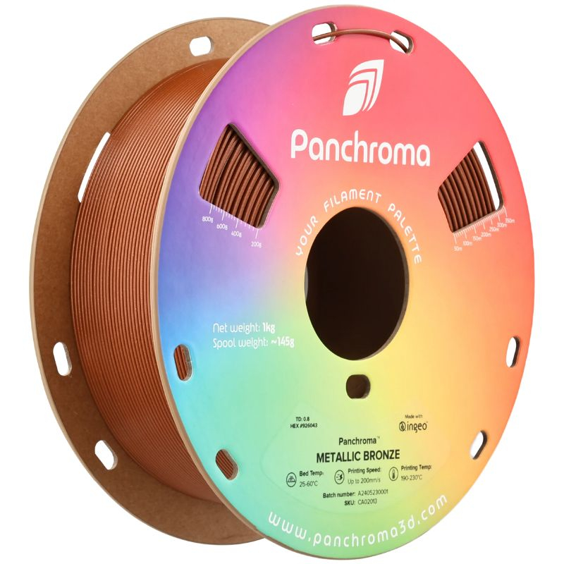 Panchroma™ PLA Metallic Bronze - 1.75mm - 1kg Panchroma™ PLA Metallic Bronze - 1.75mm - 1kg