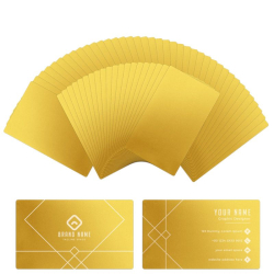 xTool Gold Metal Business Cards x60