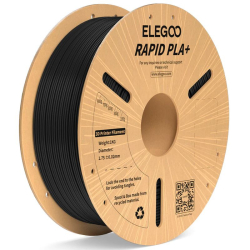 Elegoo Rapid PLA+ Negro - 1.75mm - 1kg