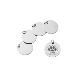 Medallón de acero inoxidable 20mm x5 Bambu Lab