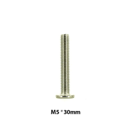 Tornillo hexagonal de perfil bajo en acero inoxidable M5 x 30mm x10, Makera