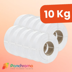 Pack x10 Panchroma™ PLA Refill Matte Cotton White - 1.75mm - 10kg