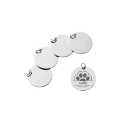 Medallón de acero inoxidable 30mm x5, Bambu Lab