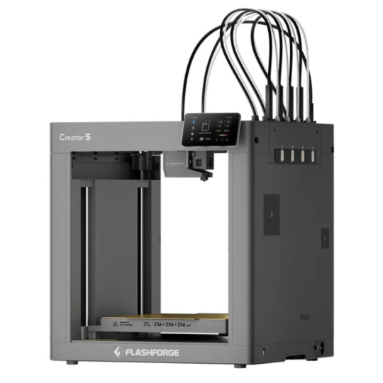 Flashforge Creator 5: 4 cabezales, cero purga - Polyfab3D
