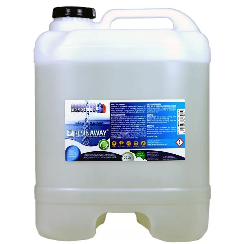 Nettoyant résine ResinAway Monocure3D - 20 L Nettoyant résine ResinAway Monocure3D - 20 L