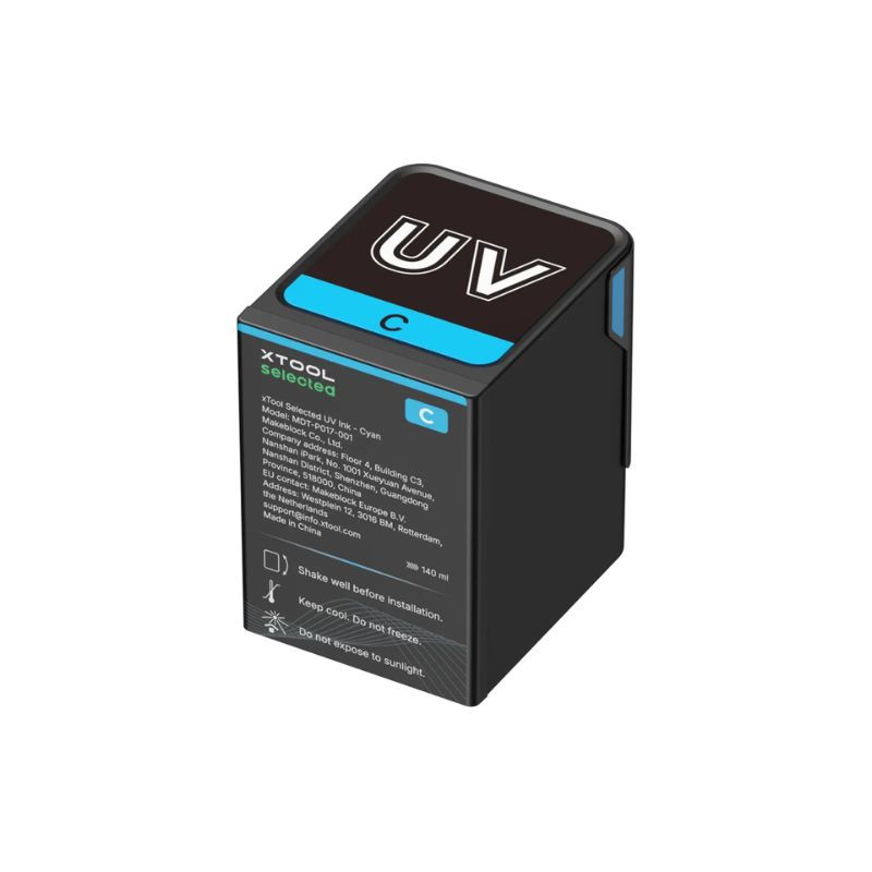 Tinta UV Cian 125ml xTool Selected