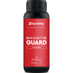 Resina SprintRay SportsGuard  - Crimson Red - 500g