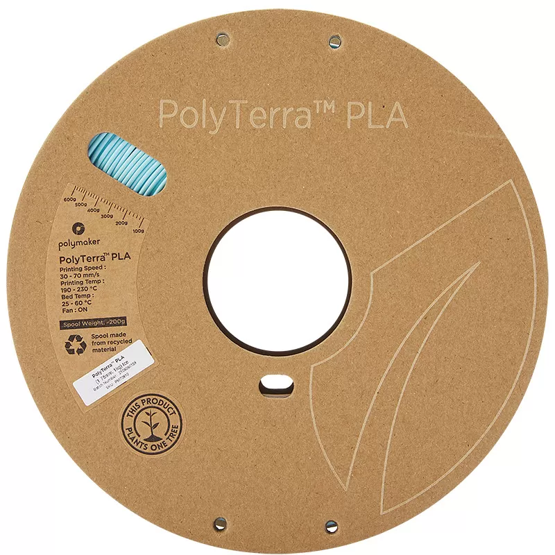 PolyTerra PLA Glace (Ice) - 1.75mm - 1 kg