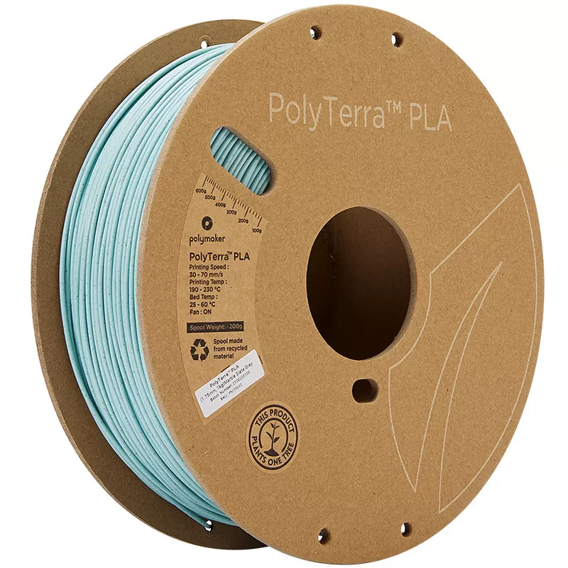 PolyTerra PLA Gris Ardoise Marbré (Marble Slate Grey) - 1.75mm - 1 kg PolyTerra PLA Gris Ardoise Marbré (Marble Slate Grey) - 1.75mm - 1 kg