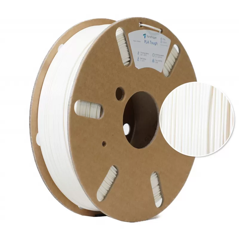 PLA Tough Blanc Forshape - 1.75mm - 750g PLA Tough Blanc Forshape - 1.75mm - 750g