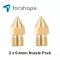 Pack de 2 Boquillas de Latón MK8 Forshape 0.4mm