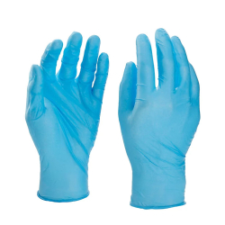 Guantes de Protección de Nitrilo Azul - x100 Talla M