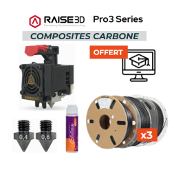 Pack compuesto de carbono para Raise3D Pro3