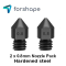 Lote de 2 boquillas MK8 de acero endurecido de 0.8mm Forshape