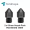 Lote de 2 boquillas MK8 de acero endurecido de 0.8mm Forshape