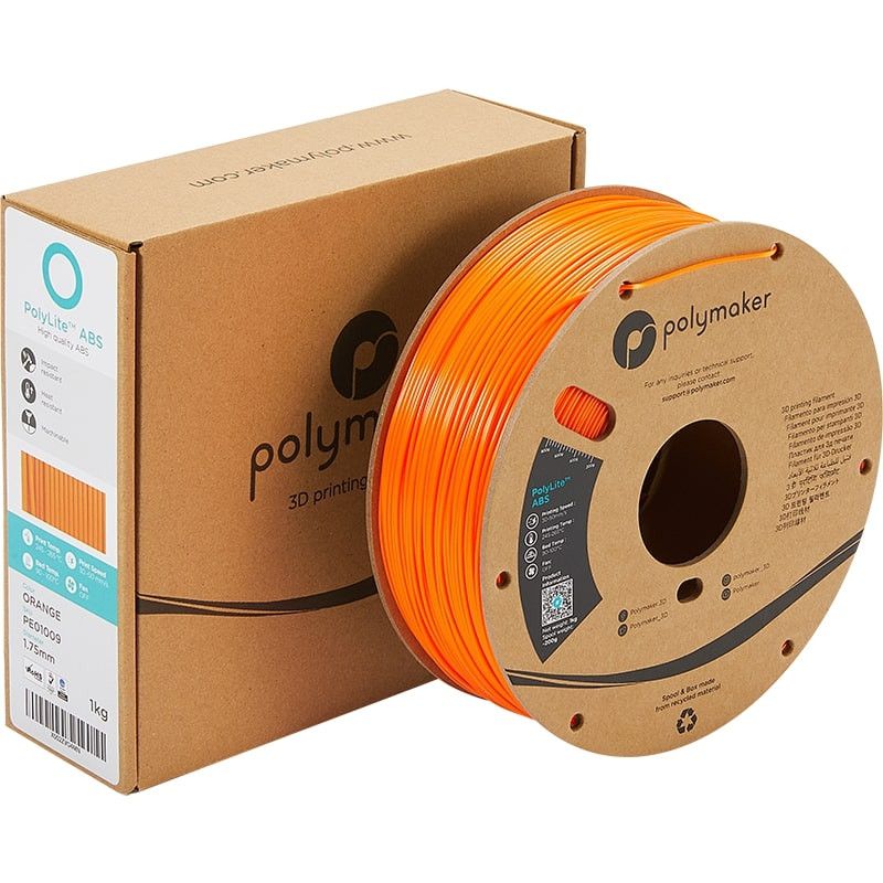 ABS Orange PolyLite - 2.85mm - 1 kg ABS Orange PolyLite - 2.85mm - 1 kg