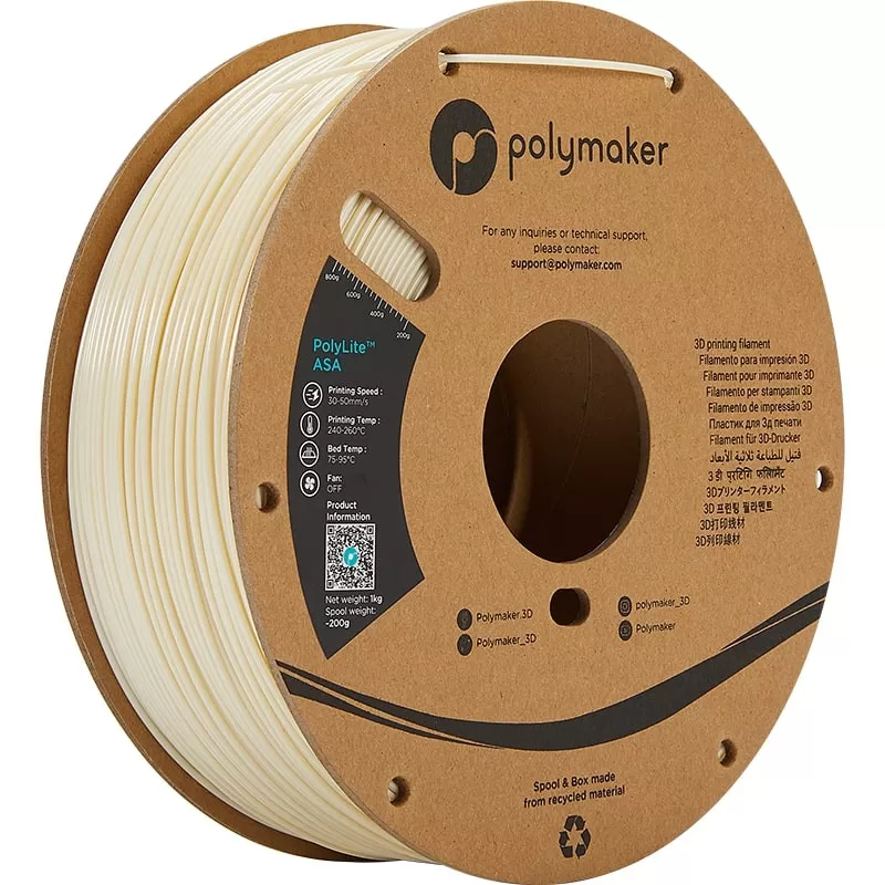 PolyLite ASA Naturel - 1.75mm - 1 kg
