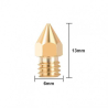 Lot de 2 Buses Laiton MK8 Forshape 0.5mm Lot de 2 Buses Laiton MK8 Forshape 0.5mm