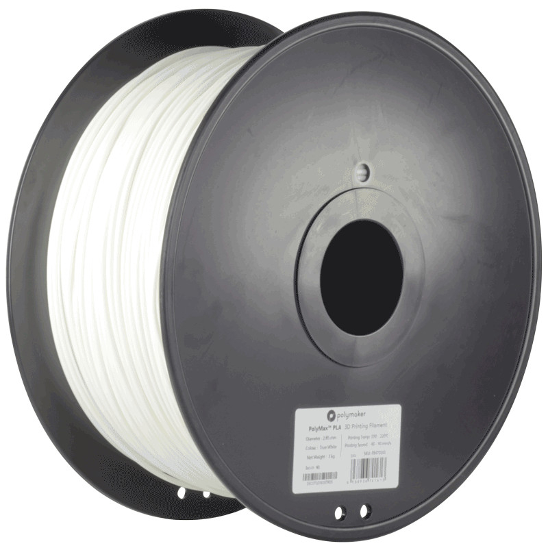 PolyMax PLA Blanc - 1.75mm - 3 kg PolyMax PLA Blanc - 1.75mm - 3 kg