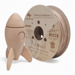 Nanovia - PLA Madera: compuesto de pino 45% - 1,75mm - 500 g
