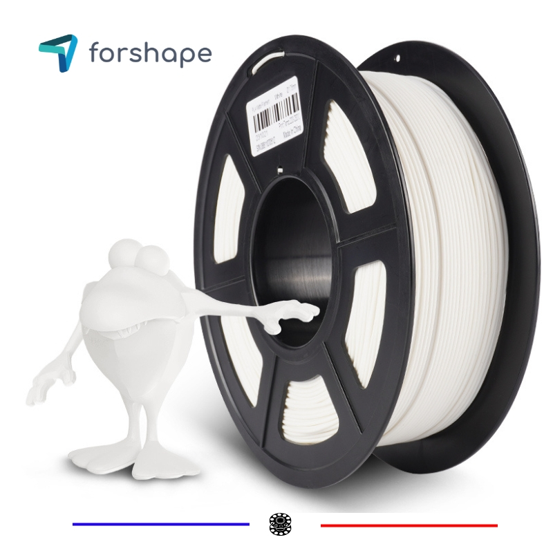 ecoPLA Mat Blanc Forshape - 1.75mm - 1 kg ecoPLA Mat Blanc Forshape - 1.75mm - 1 kg