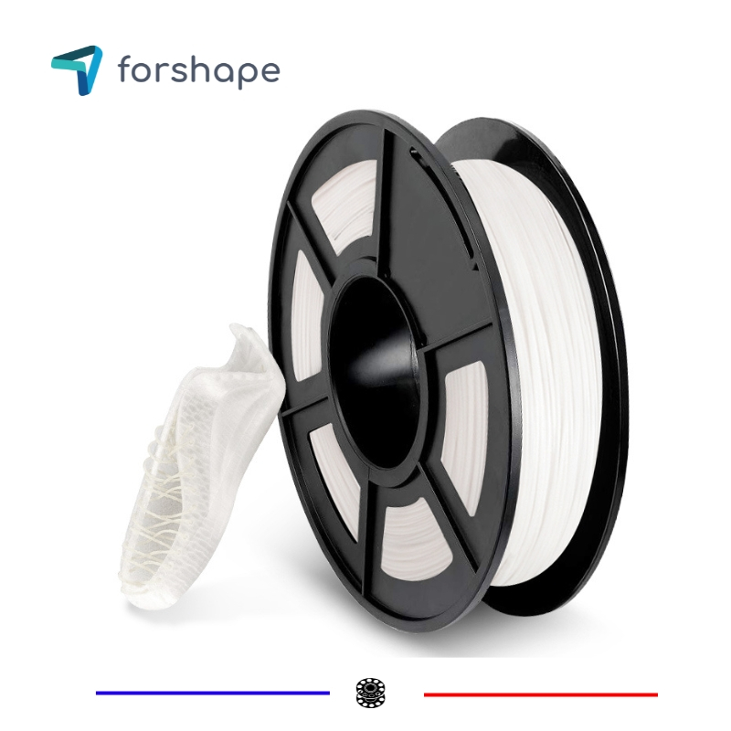 ecoTPU Blanc Forshape - 1.75mm - 1 kg ecoTPU Blanc Forshape - 1.75mm - 1 kg