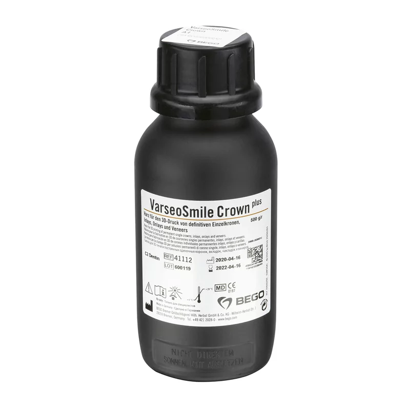 Résine VarseoSmile Crown Plus - A2 - 500 g Résine VarseoSmile Crown Plus - A2 - 500 g