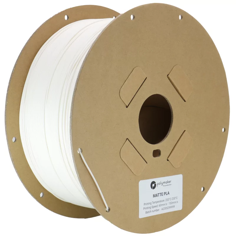Polymaker PLA Producción Blanco Mate - 1.75mm - 2,5 kg Polymaker PLA Producción Blanco Mate - 1.75mm - 2,5 kg