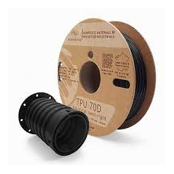 Nanovia TPU 70D Negro - 1,75 mm - 500g