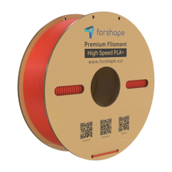 PLA+ Forshape Rojo de alta velocidad - 1,75 mm - 1 kg