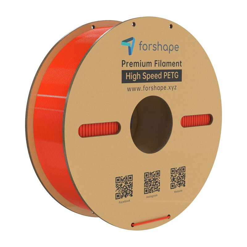 PETG HF (High-Speed) Rojo Forshape - 1.75 mm - 1 kg