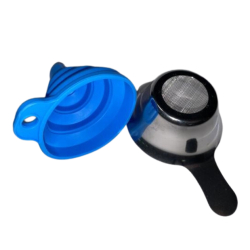 Embudo y filtro de silicona para resina 3D