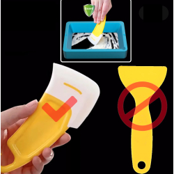 Espátula de goma flexible