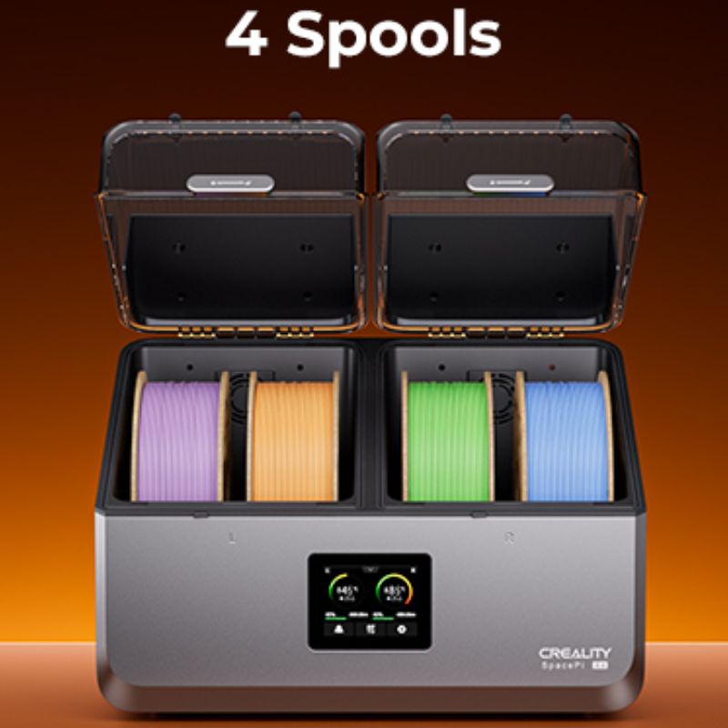 Creality Space Pi X4 Secador de filamento para 4 bobinas