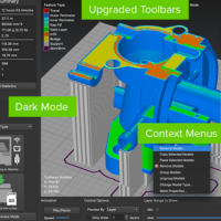 Interface utilisateur Simplify3D V5