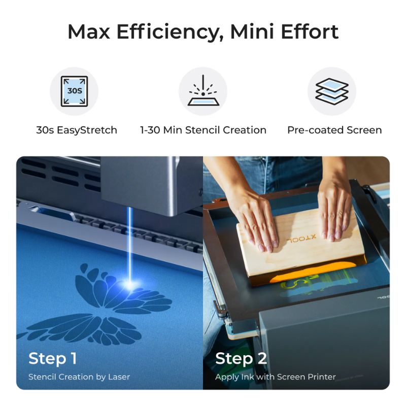 Ahorro de tiempo máquina xTool