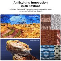 eufyMake E1 tecnología Amass3D impresión UV relieve