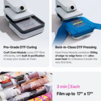 Curado DTF módulo Craft Oven xTool WonderPress