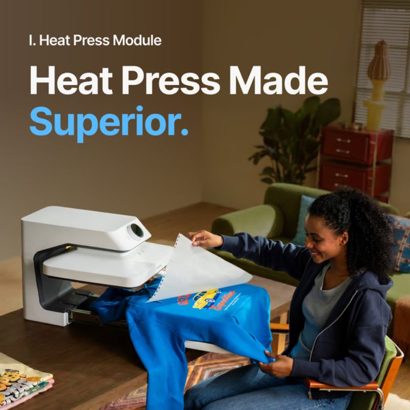 Personalización textil xTool WonderPress Bundle