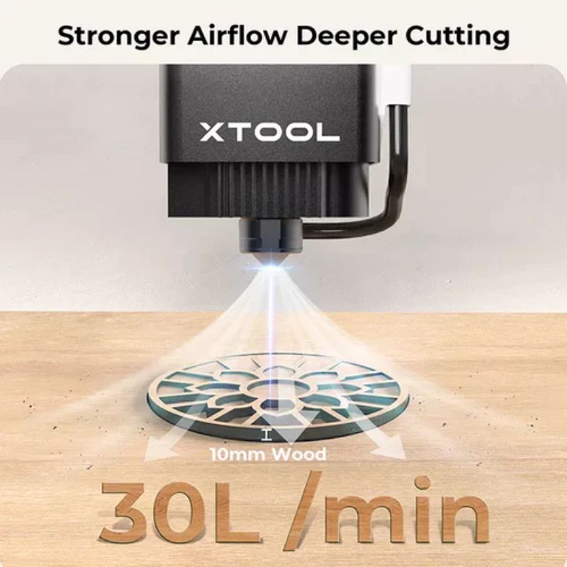 Flujo de aire ajustable Air Assist M1 xTool