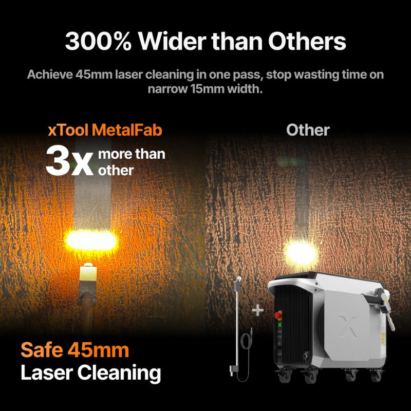 Accesorio de limpieza láser MaxClean™, xTool MetalFab