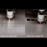 xTool MetalFab 1200w modo Smart Flow corte
