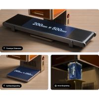 xTool F2 Ultra UV - Pack Convoyeur área de trabajo