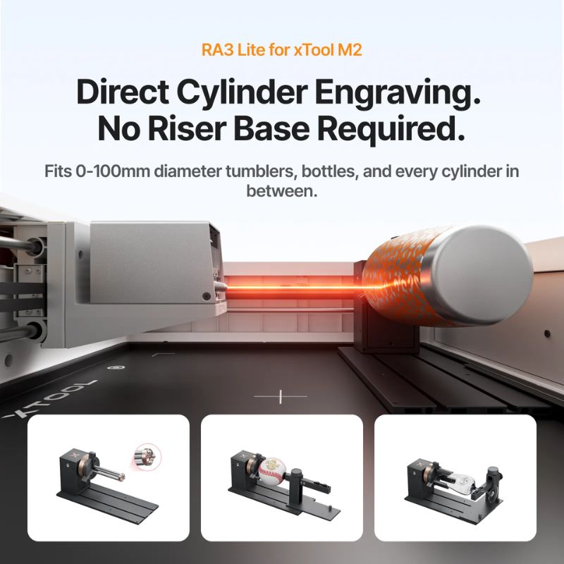 RA3 Lite xTool M2 cambio rápido