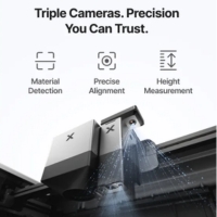 xTool X1 con triple cámara para posicionar los diseños con precisión