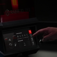 Raise3D DF2 – Pantalla táctil
