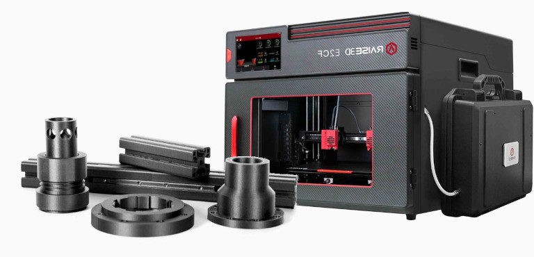 raise3d e2cf impresora fibra carbono