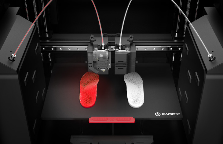 Raise3D E2 - IDEX - extrusión dual