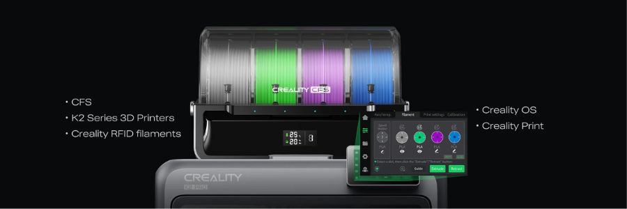 Impresión multicolor con la Creality K2 Pro Combo