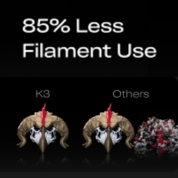 Reducción de los residuos de filamento con la Creality K3